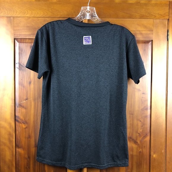 Balega Logo Dark Gray Short Sleeve T-Shirt Athletic Gym - Picture 4 of 9